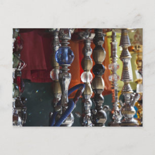 Carte Postale Israël, Tel Aviv, Jaffa, tuyaux d'eau de sheesha