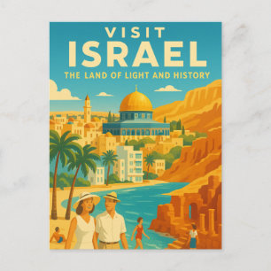 Carte Postale Israël – Terre de Lumière et d'Histoire