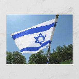 Carte Postale Israeli Flag