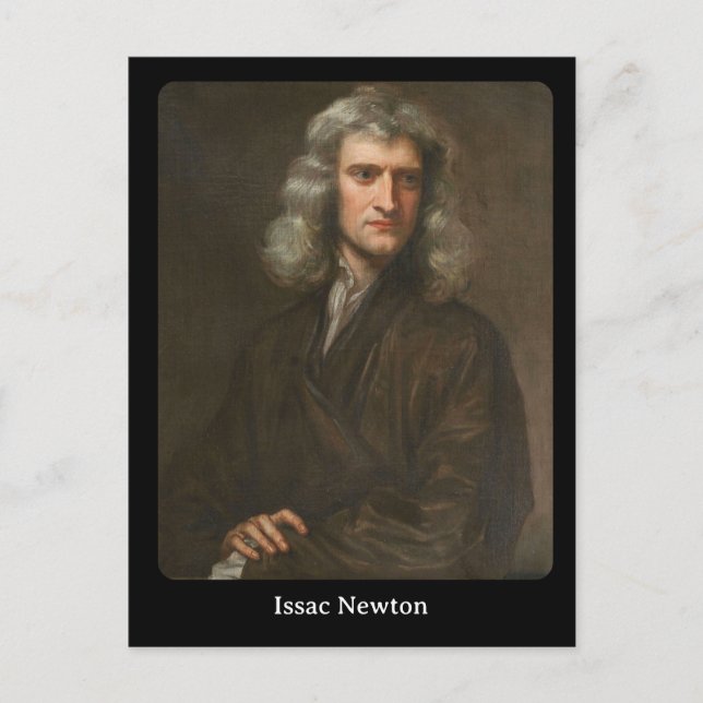 Carte Postale Issac Newton (Devant)