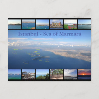 Carte Postale Istanbul - mer de Marmara avec prince Islands