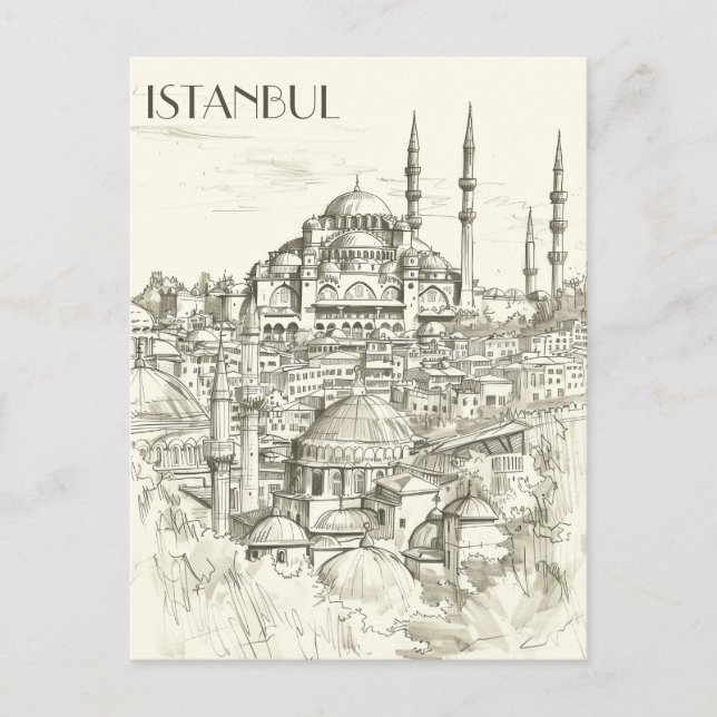 Carte Postale Istanbul Travel (Devant)
