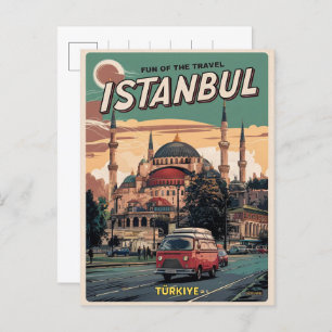 Carte Postale Istanbul turkiye voyage souvenirs vintages cadeaux
