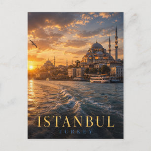 Carte Postale Istanbul Turquie Bosphore Horizon REALMS