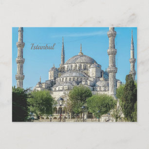 Carte Postale Istanbul Turquie Mosquée Bleue Architecture Vue du
