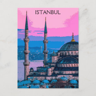 Carte Postale Istanbul Turquie Sainte-Sophie Architecture