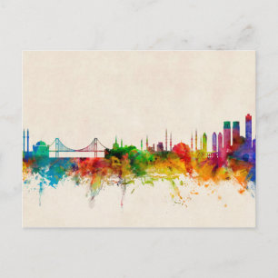 Carte Postale Istanbul Turquie Skyline