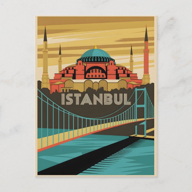 Carte Postale Istanbul vintage (Devant)