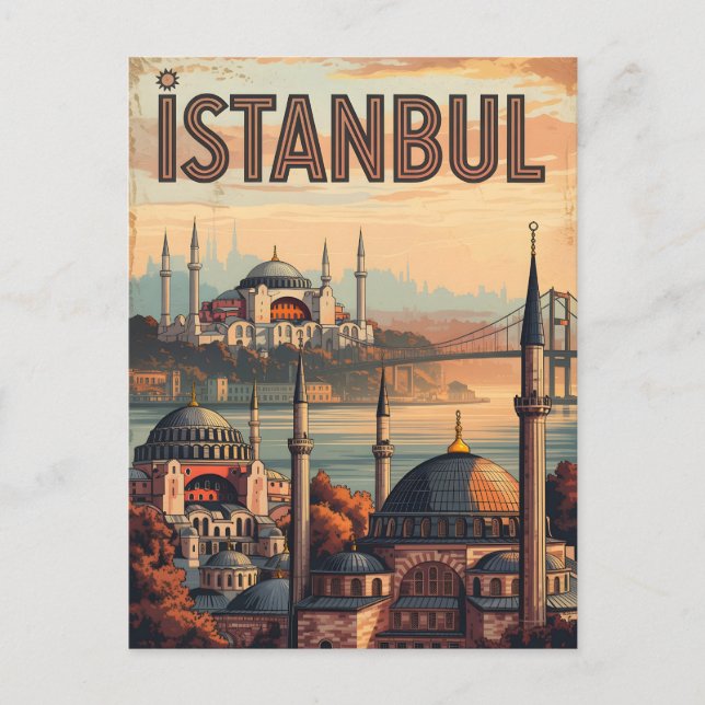 Carte Postale Istanbul vintage (Devant)