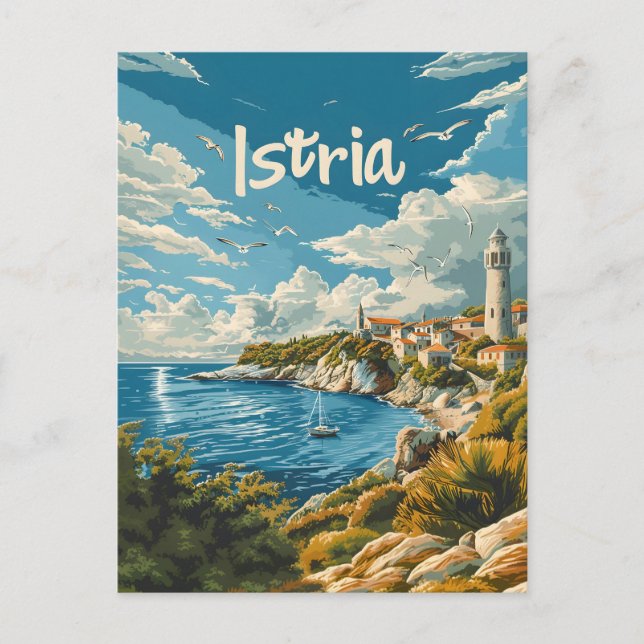 Carte Postale Istrie Croatie (Devant)