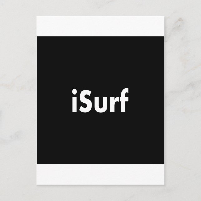 Carte Postale iSurf (Devant)