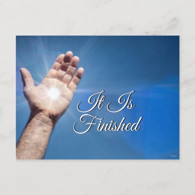 Carte Postale It Is Finished (Devant)