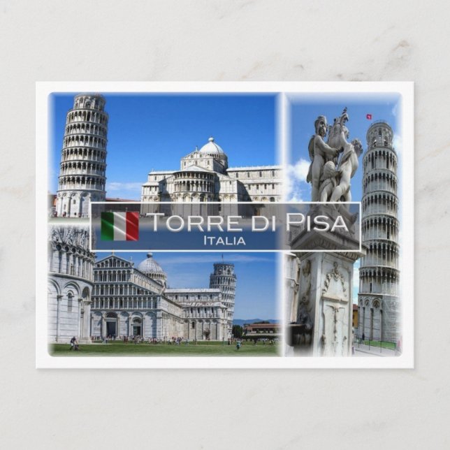Carte Postale IT Italia - Torre di Pisa - (Devant)