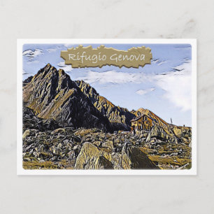 Carte Postale It - Italie - hutte alpine Genova - Dolomiti -