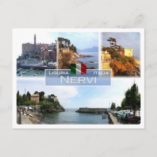 Carte Postale IT Italie - Ligurie - Nervi - (Devant)