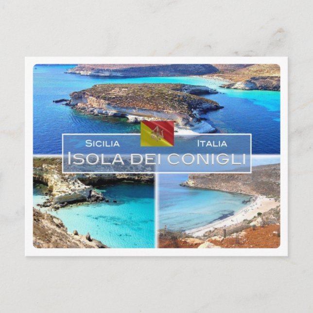 Carte Postale IT Italie - Sicile - Isola dei Conigli - (Devant)