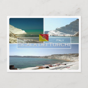 Carte Postale IT Italie - Sicile - Scala dei Turchi -