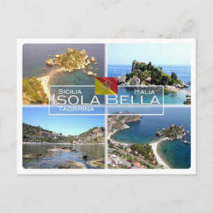 Carte Postale IT Italie - Sicile - Taormina - Isola Bella -