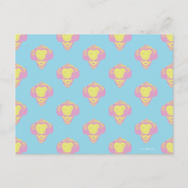 Carte Postale IT | Pennywise Pastel Head Pattern (Devant)