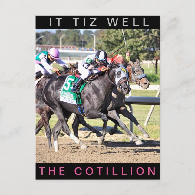 Carte Postale It Tiz Well - Le gagnant du Cotillion (Devant)