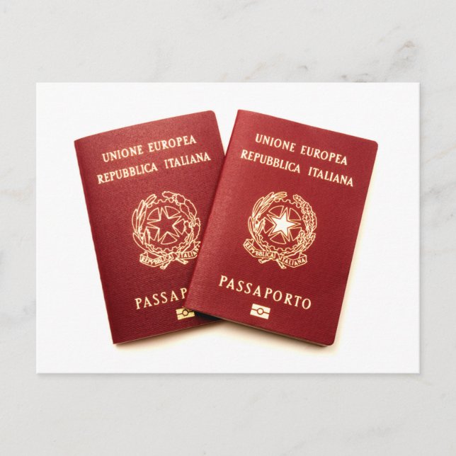 Carte Postale Italian biometric e-passports (Devant)