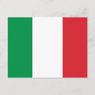 Carte Postale Italian Flag
