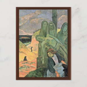 Carte Postale Italiano : Calvario Breton (Il Cristo Verde),