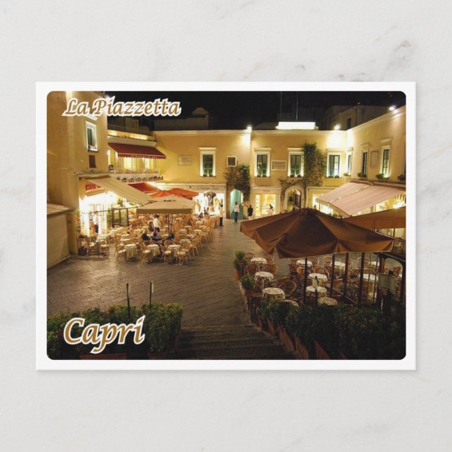 Carte Postale Italie - Campanie - Capri - Le célèbre carré - (Devant)