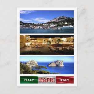 Carte Postale Italie - Campanie - Capri - Mosaïque -