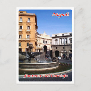 Carte Postale Italie - Campanie - Naples - Fontaine Artichoke -