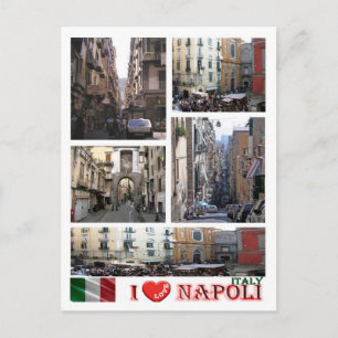 Carte Postale Italie - Campanie - Naples - J'aime -