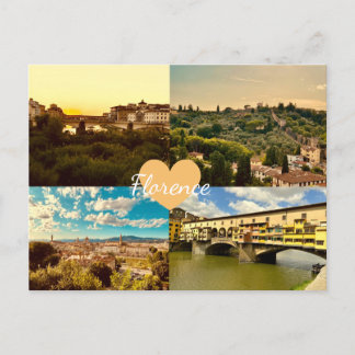 Carte Postale Italie customisée Florence Photographie