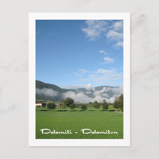 Carte Postale Italie, Dolomites (Devant)