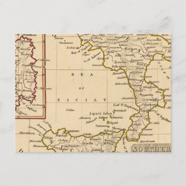 Carte Postale Italie du Sud (Devant)