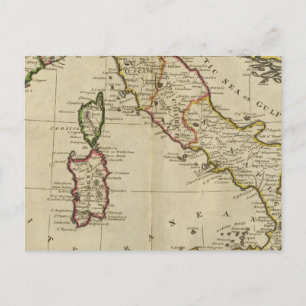 Carte Postale Italie et Sardaigne