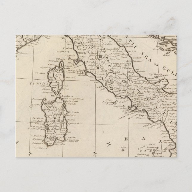 Carte Postale Italie et Sardaigne (Devant)