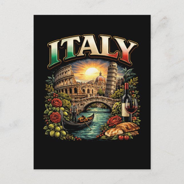 Carte Postale Italie Éternelle (Devant)