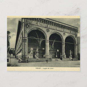 Carte Postale Italie, Florence, Florence, 1908, Loggia dei Lanzi