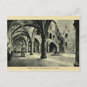 Carte Postale Italie, Florence, Palazzo Podessia