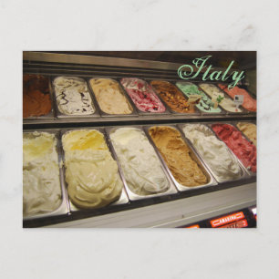 Carte Postale Italie Gelato italien