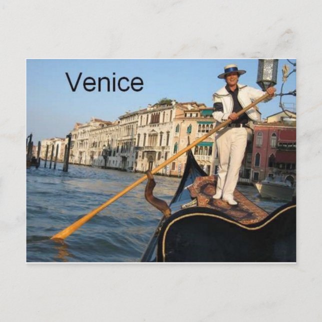 Carte Postale Italie gondole de Venise (St.K. (Devant)