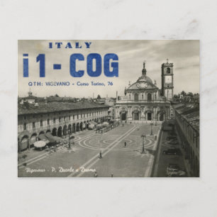Carte postale Italie Ham Radio QSL Card