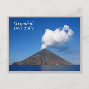 Carte Postale Italie - Îles Éoliennes - Volcan Stromboli -