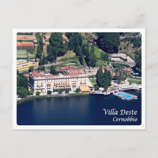 Carte Postale Italie - Lac de Côme - Cernobbio - Villa D'Este - (Devant)