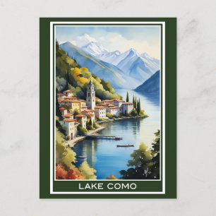 Carte Postale Italie Lac de Côme Vintage voyage
