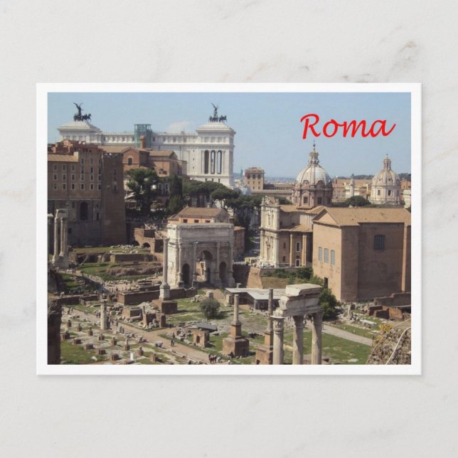 Carte Postale Italie - Latium - Rome - Foro Romano - (Devant)