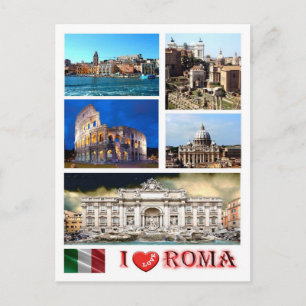 Carte Postale Italie - Latium - Rome - I Love -