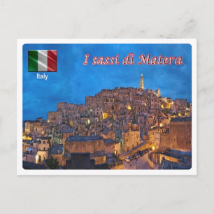 Carte Postale Italie - Les Sassi de Matera - Patrimoine Unesco -