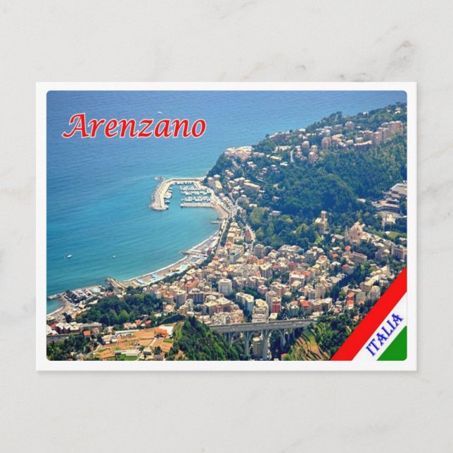 Carte Postale Italie - Ligurie - Arenzano - (Devant)
