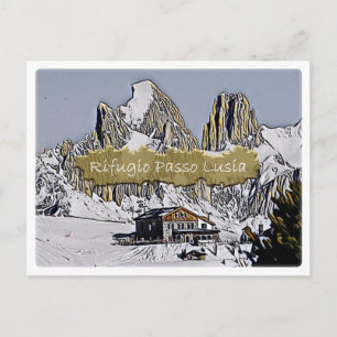Carte Postale Italie - localité Alpe di Lusia - Dolomiti -